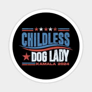 CHILDLESS DOG LADY KAMALA HARRIS 2024 Magnet